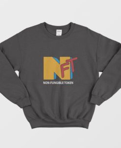 Nft Non Fungible Token Mtv Parody Sweatshirt