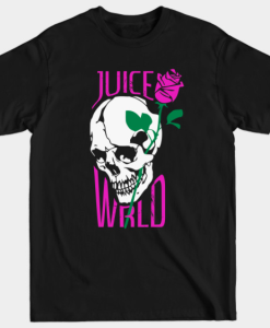 Juice WRLD Skull and Rose T-shirt
