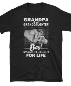 Grandpa and Granddaughter Best Partner T-shirt