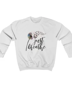 Just Breathe Dandelion Sweatshirt