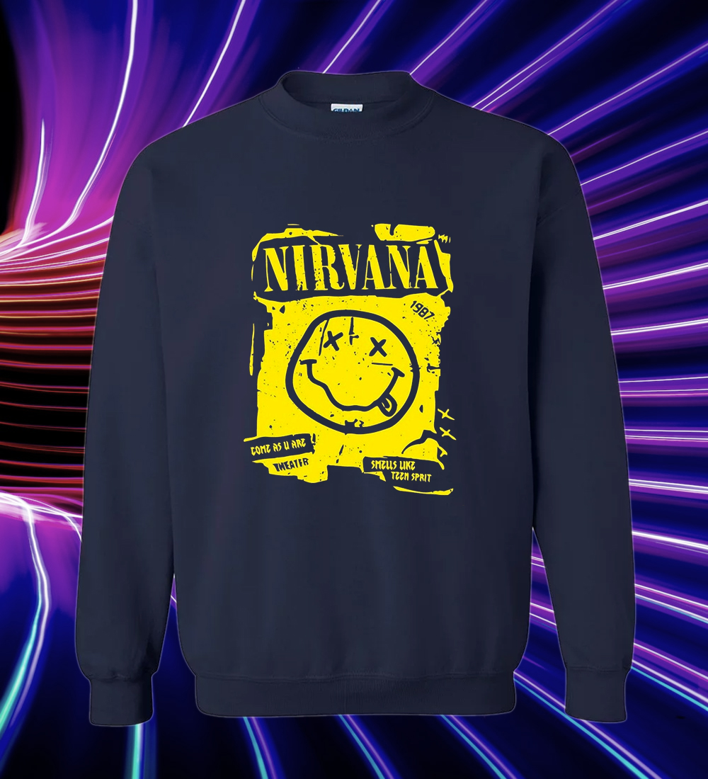Nirvana 1987 Come As U Are Sweatshirt