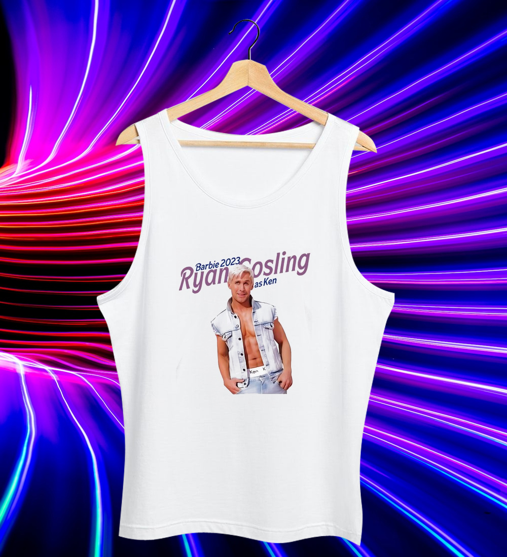 Barbie 2023 Ryan Gosling As Ken Tank Top