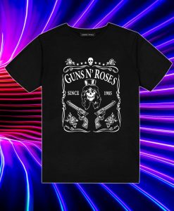 Guns N Roses Jack Daniels Since 1985 T Shirt