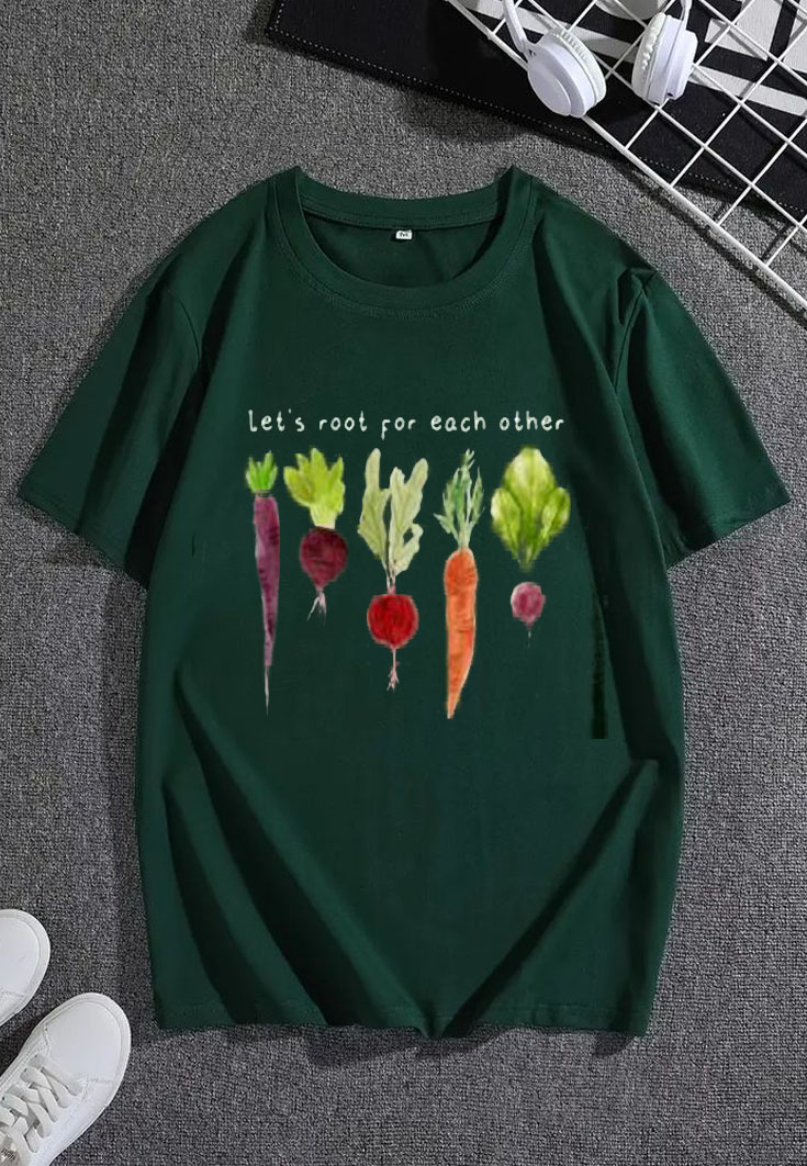 Lets Roots For Each Other Vegetable T Shirt