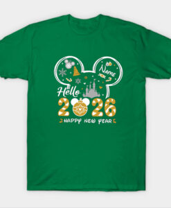2026 Happy New Year Disneyland T Shirt