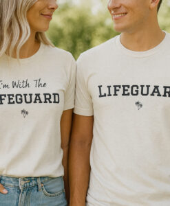 I'm With The Lifeguard Couple T-Shirt
