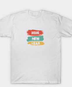 New Year Retro 2026 T Shirt