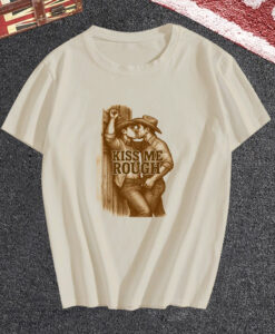 Kiss Me Rough Gay Cowboy T-Shirt